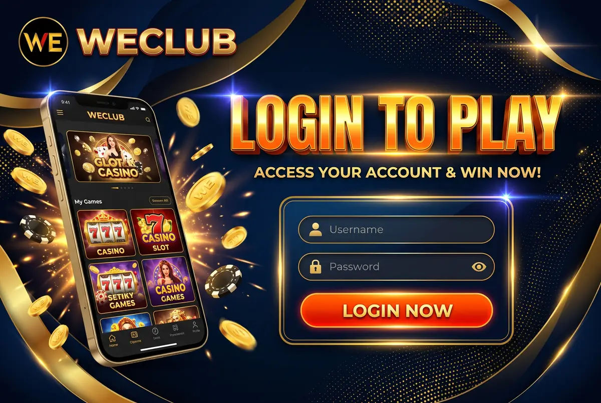 Login to play: access your WeClub account